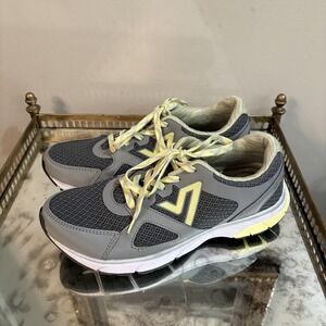 Vionic Satima Shoes Womens Size 8.5 Gray Orthotic Athletic Walking Sneakers READ